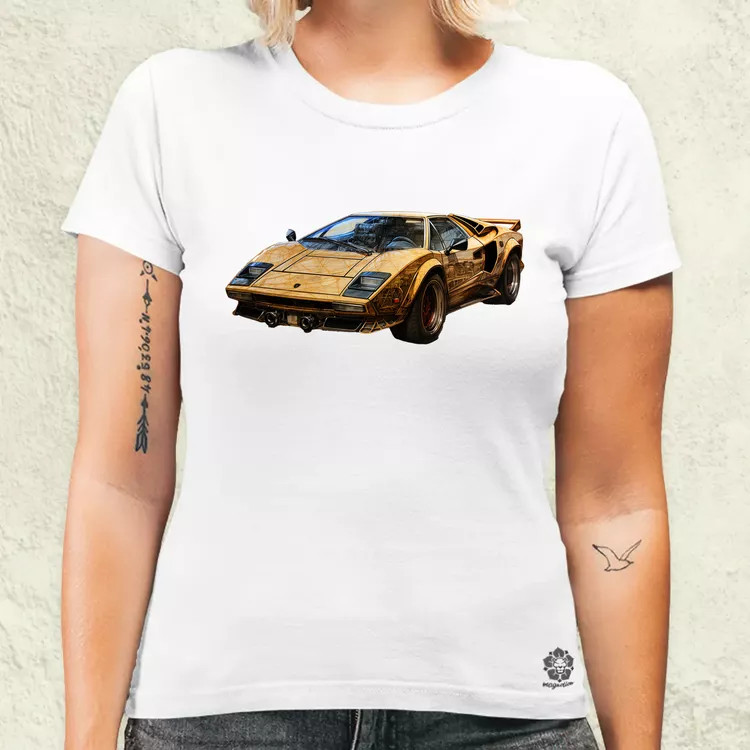 Lamborghini Countach koncept v1 női póló