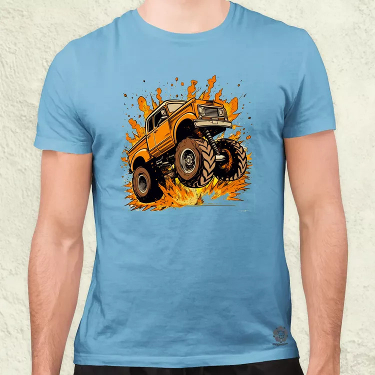 Monster Truck v2 férfi póló