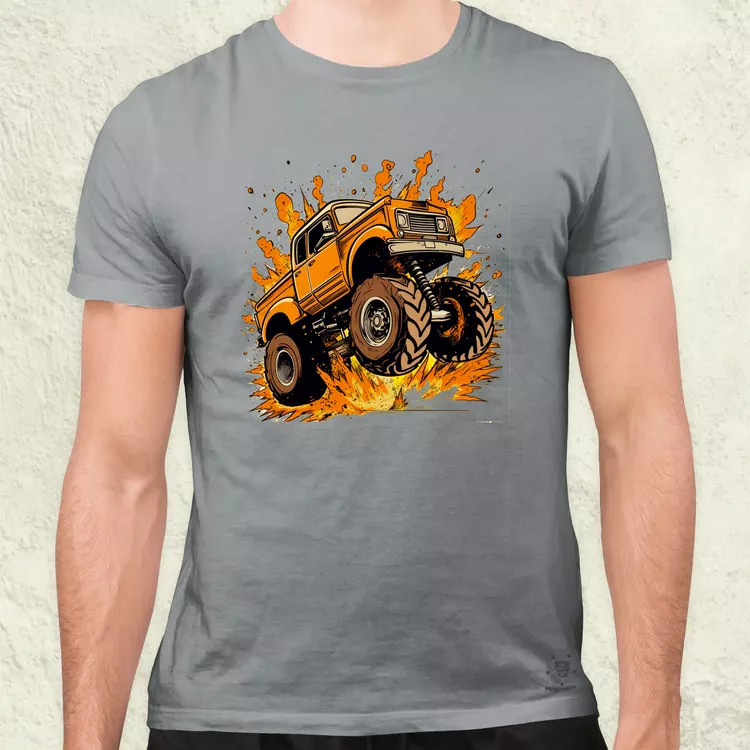 Monster Truck v2 férfi póló