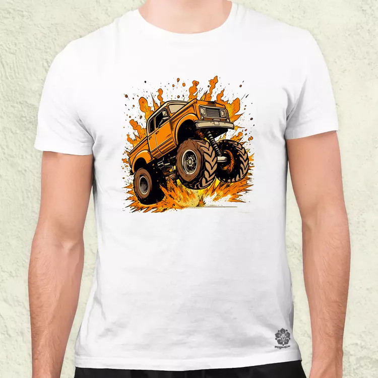 Monster Truck v2 férfi póló