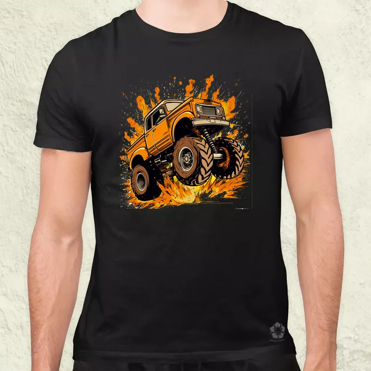 Monster Truck v2 férfi póló