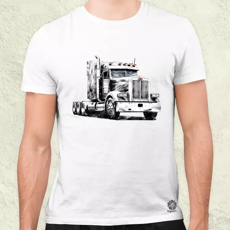 Optimus kamion rajz férfi póló