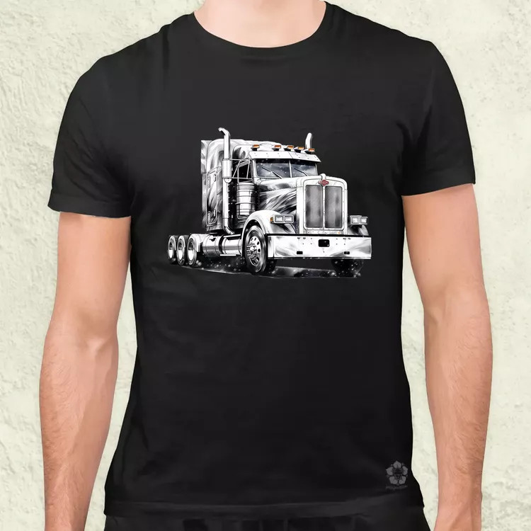 Optimus kamion rajz férfi póló