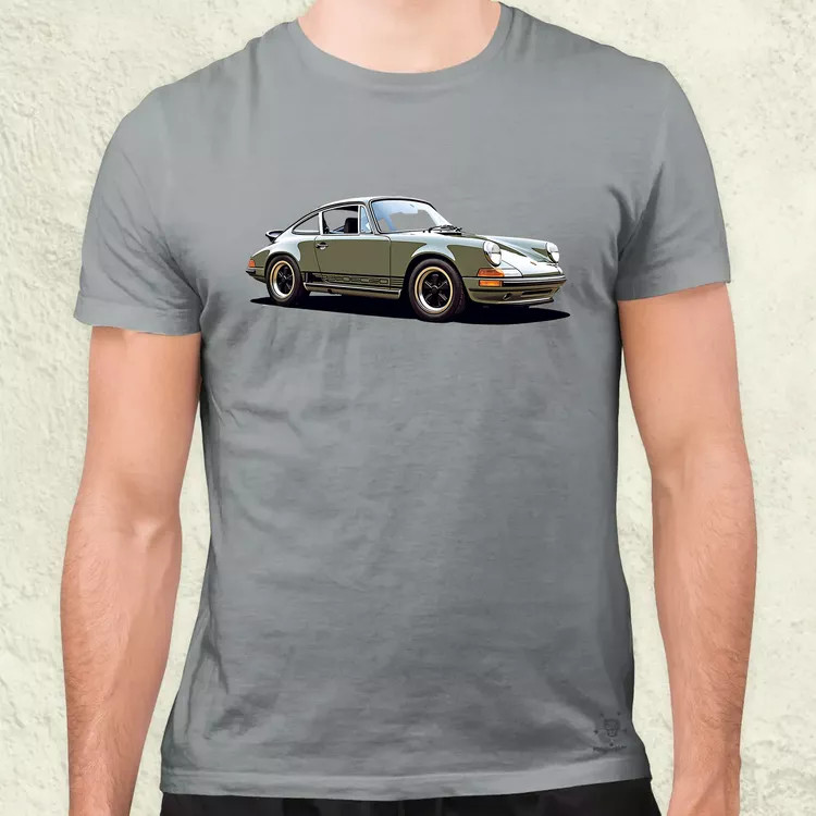 Porsche 911 rajz v2 férfi póló