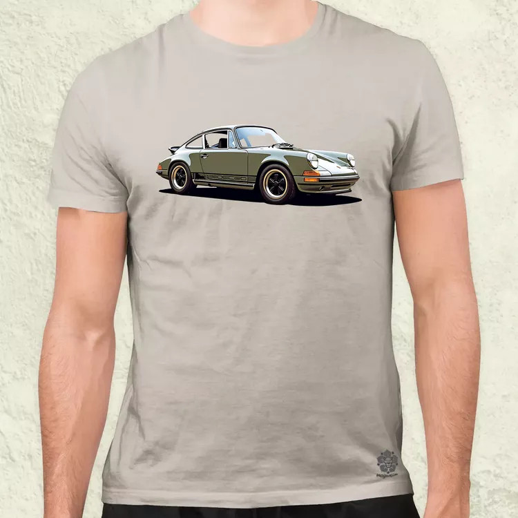 Porsche 911 rajz v2 férfi póló