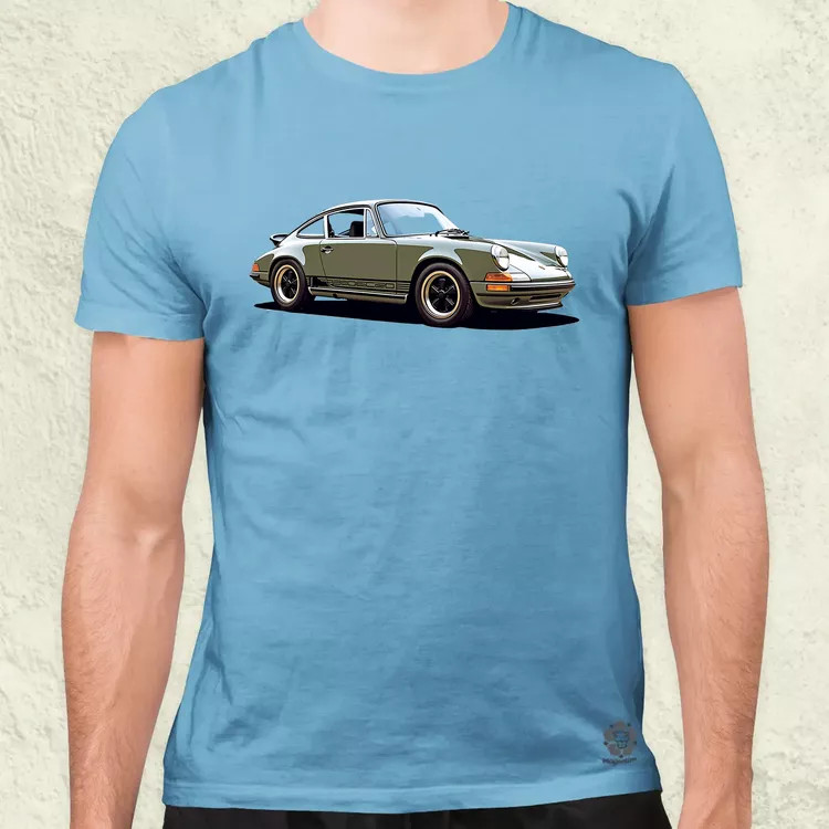 Porsche 911 rajz v2 férfi póló