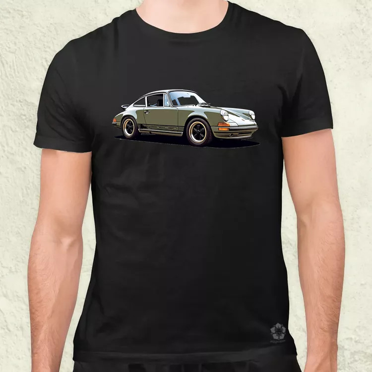 Porsche 911 rajz v2 férfi póló
