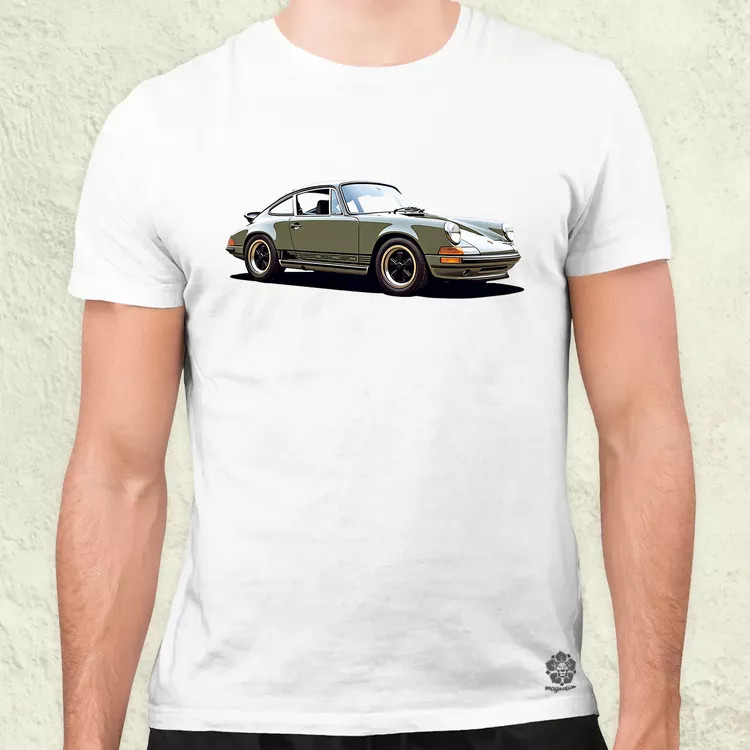 Porsche 911 rajz v2 férfi póló