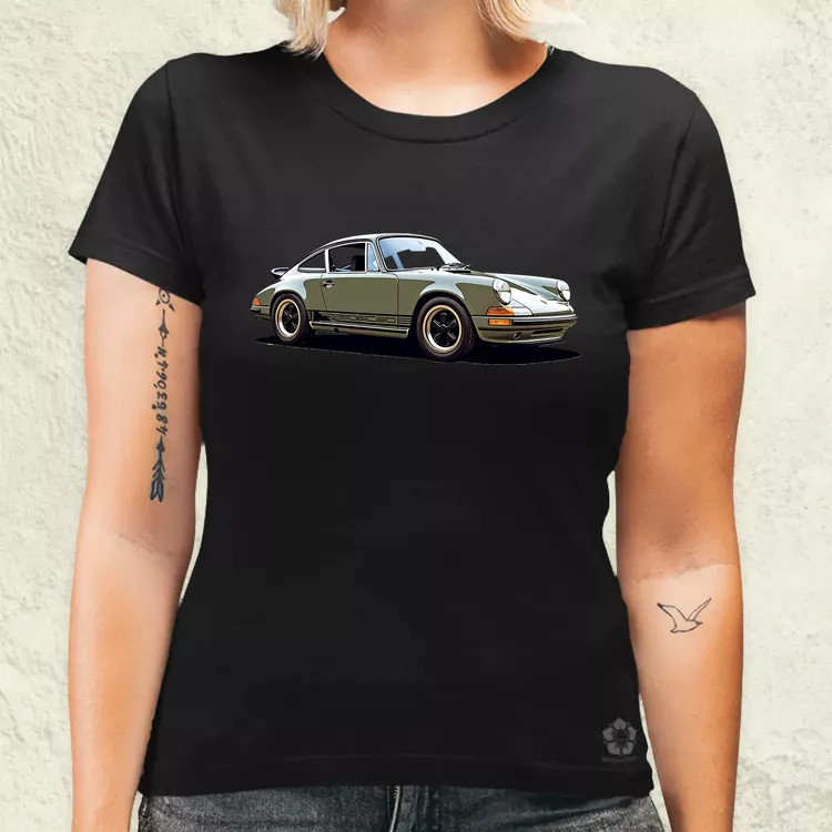 Porsche 911 rajz v2 női póló