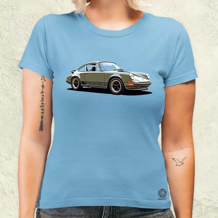 Porsche 911 rajz v2 női póló