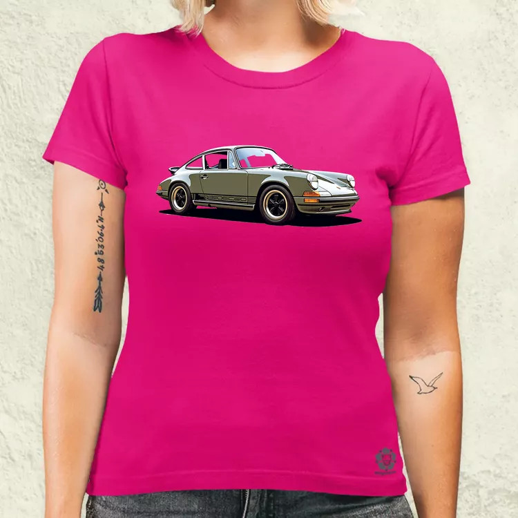 Porsche 911 rajz v2 női póló