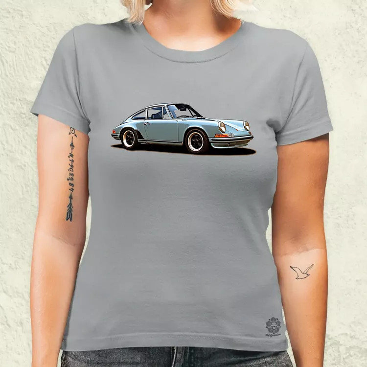 Porsche 911 rajz v3 női póló