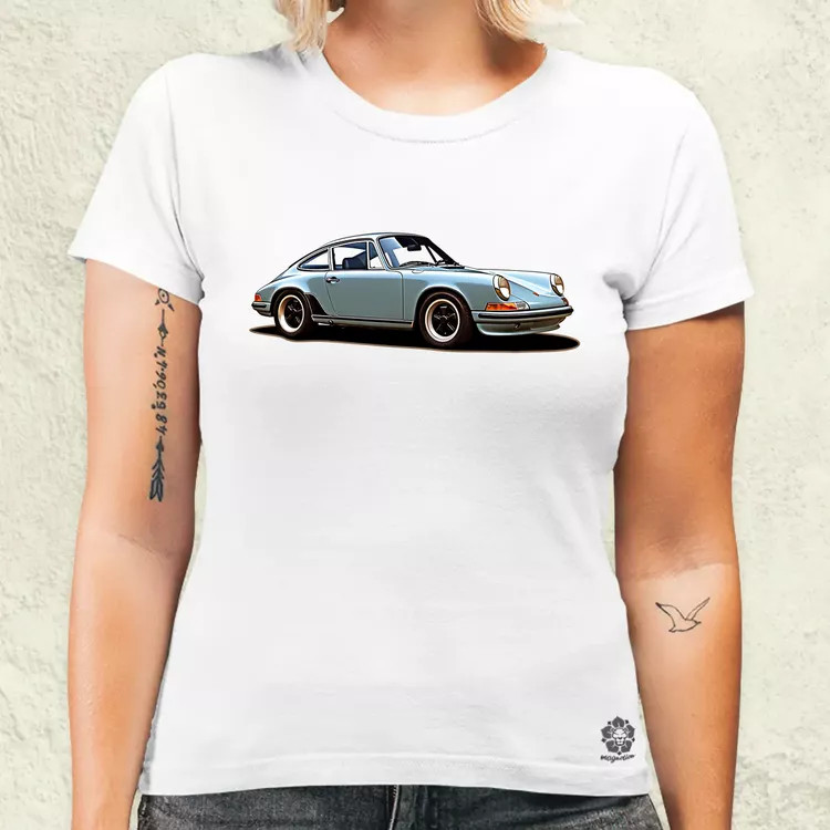 Porsche 911 rajz v3 női póló