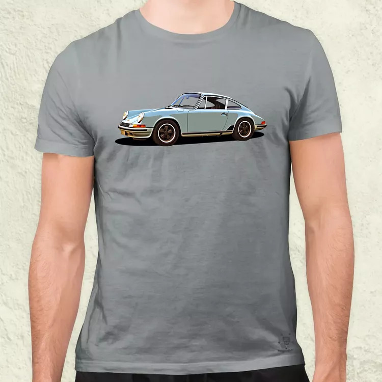 Porsche 911 rajz v4 férfi póló