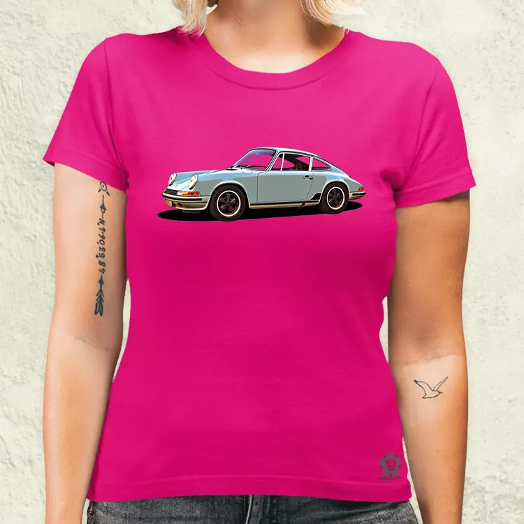 Porsche 911 rajz v4 női póló