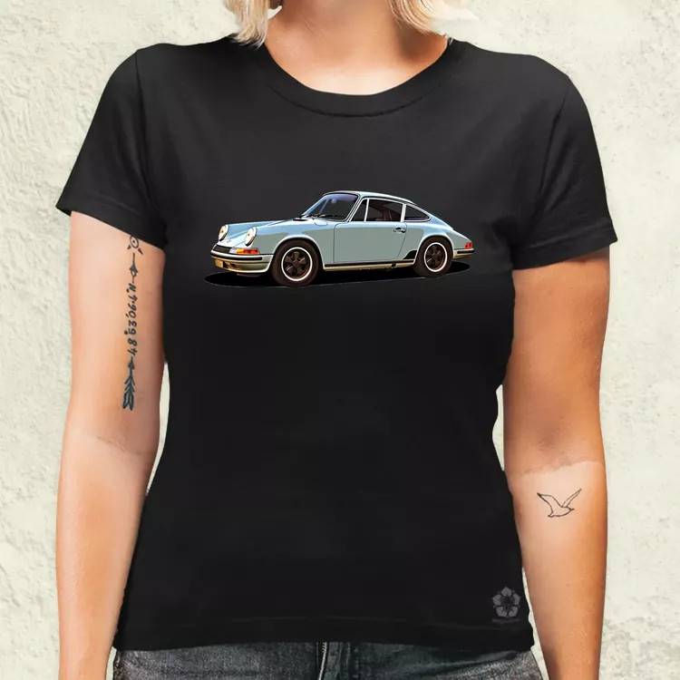 Porsche 911 rajz v4 női póló