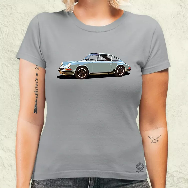 Porsche 911 rajz v4 női póló
