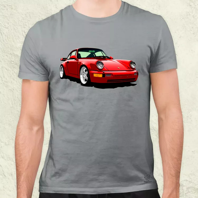 Porsche 911 rajz v5 férfi póló