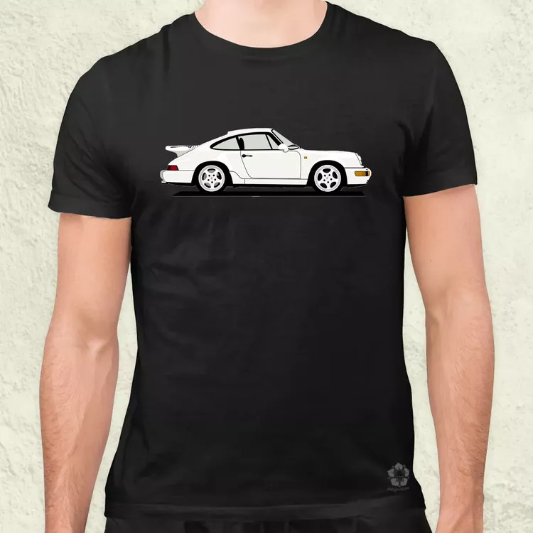 Porsche 911 rajz v6 férfi póló