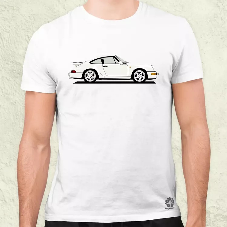 Porsche 911 rajz v6 férfi póló