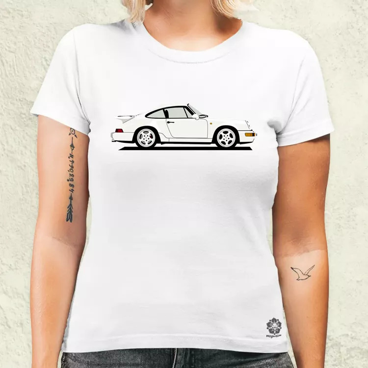 Porsche 911 rajz v6 női póló