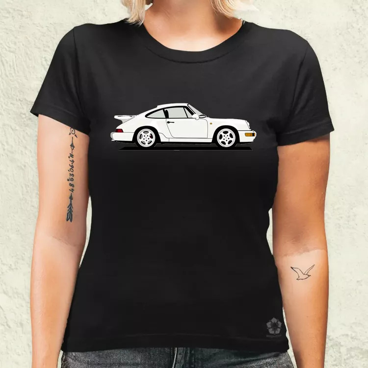Porsche 911 rajz v6 női póló