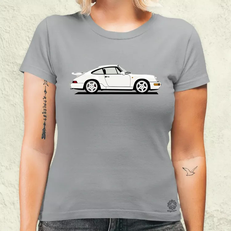 Porsche 911 rajz v6 női póló