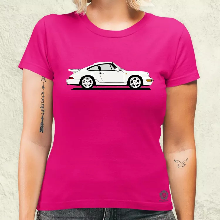 Porsche 911 rajz v6 női póló