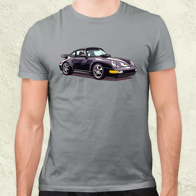 Porsche 911 rajz v8 férfi póló