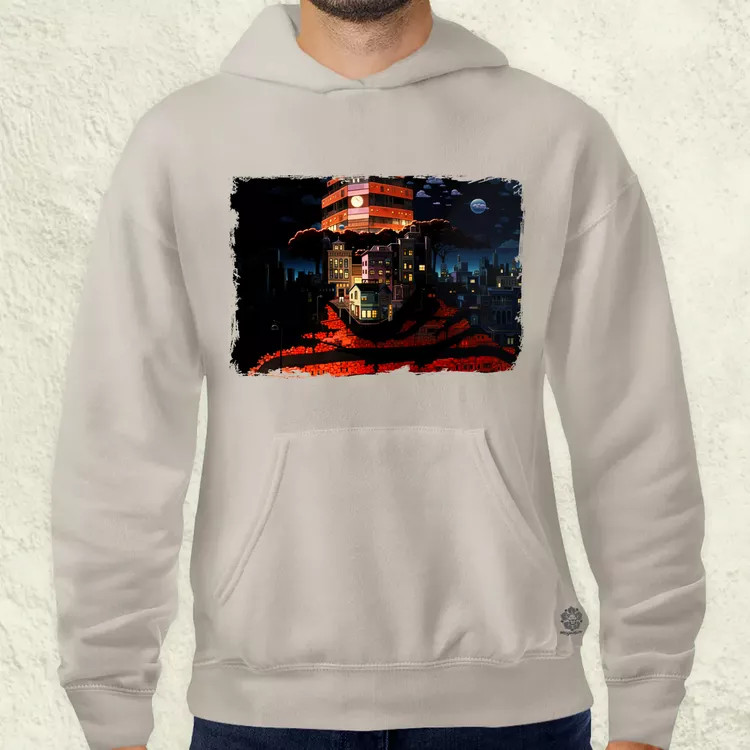 Pareidolia Freddy Krueger város fantázia v1 férfi pulóver
