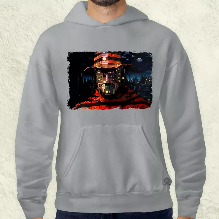 Pareidolia Freddy Krueger város fantázia v1 férfi pulóver