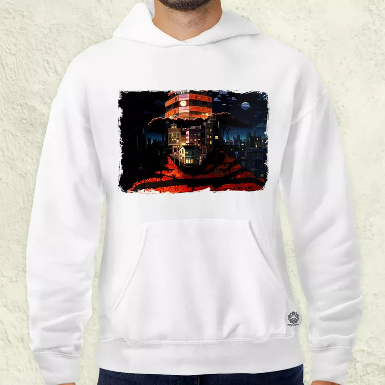 Pareidolia Freddy Krueger város fantázia v1 férfi pulóver