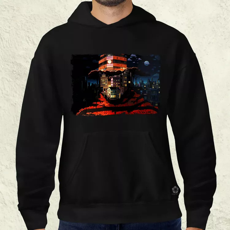 Pareidolia Freddy Krueger város fantázia v1 férfi pulóver