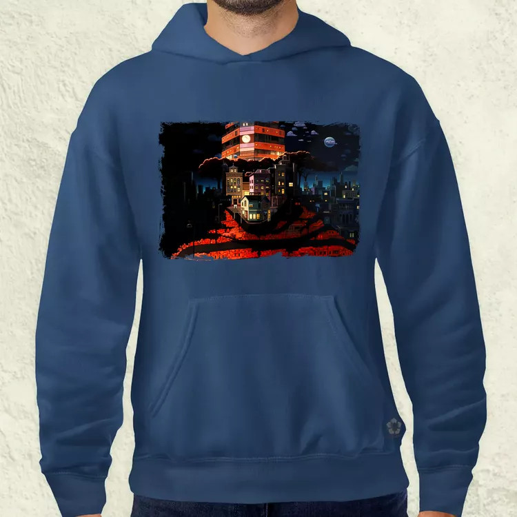Pareidolia Freddy Krueger város fantázia v1 férfi pulóver