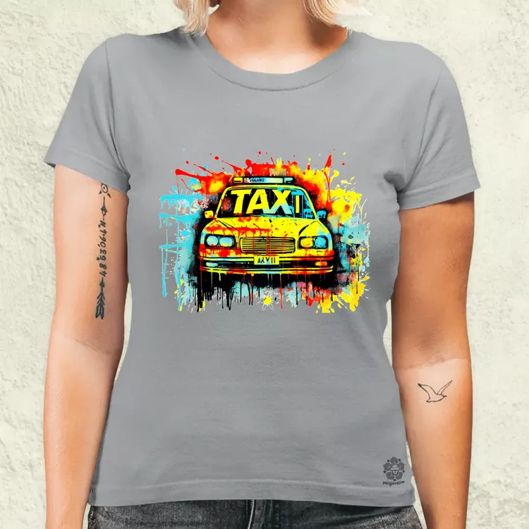 Taxi graffiti v2 női póló
