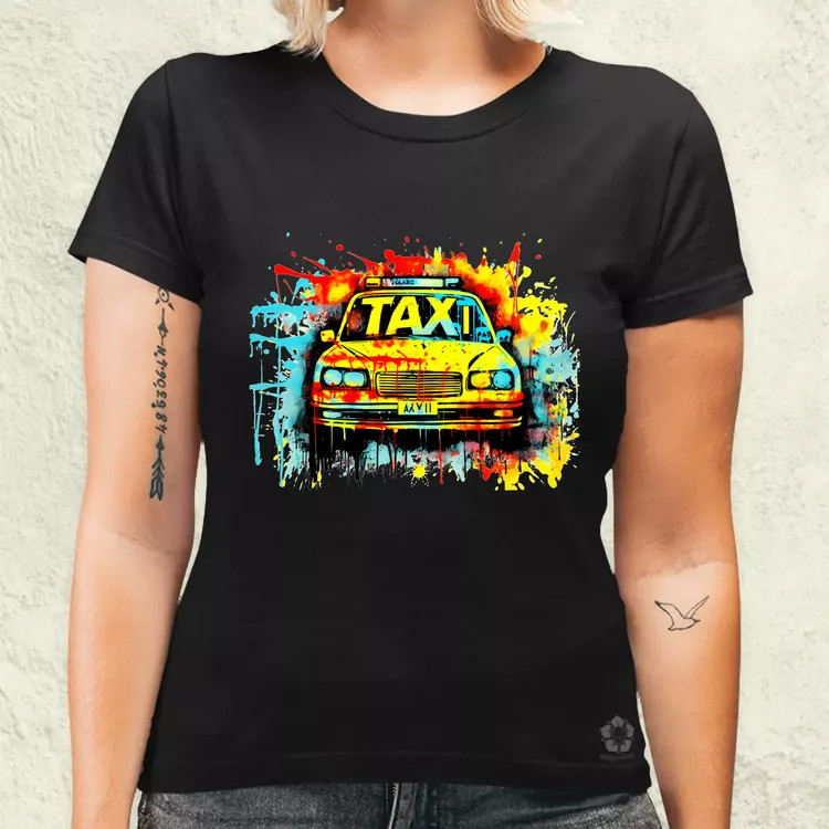 Taxi graffiti v2 női póló