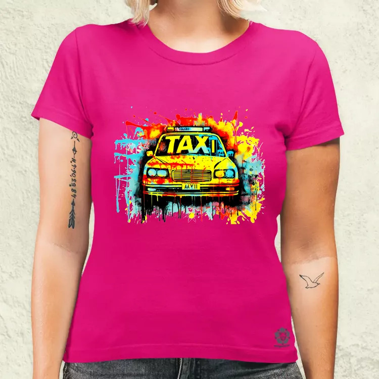Taxi graffiti v2 női póló