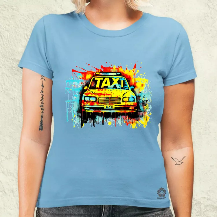 Taxi graffiti v2 női póló