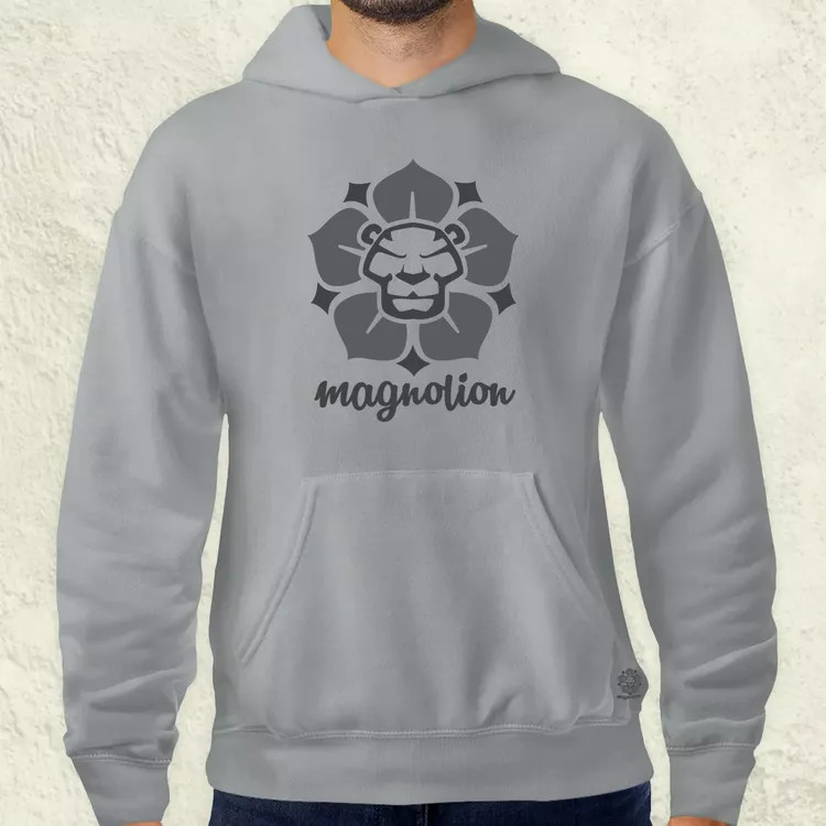Magnolion szürke férfi pulóver