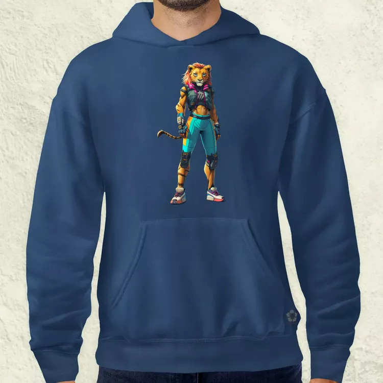 Valorant art oroszlán v2 férfi pulóver