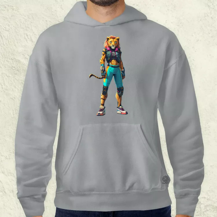 Valorant art oroszlán v2 férfi pulóver