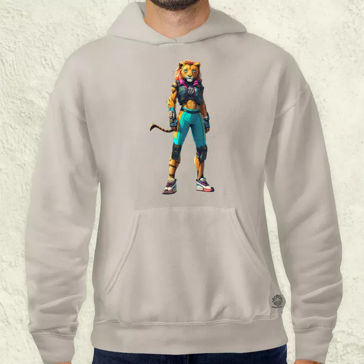 Valorant art oroszlán v2 férfi pulóver