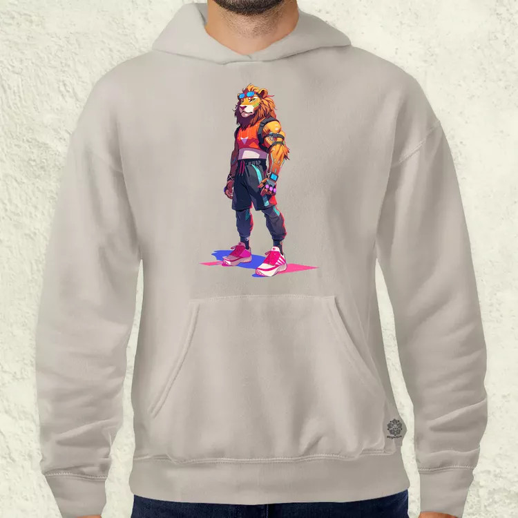 Valorant art oroszlán v3 férfi pulóver