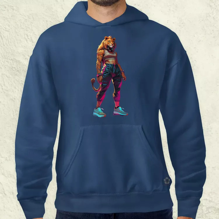 Valorant art oroszlán v4 férfi pulóver