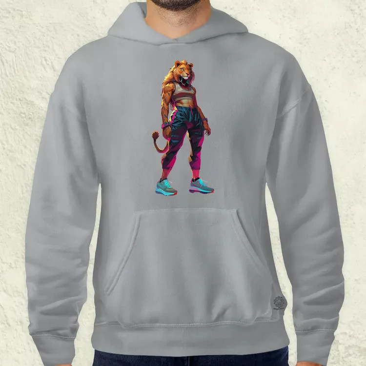 Valorant art oroszlán v4 férfi pulóver