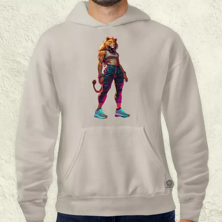 Valorant art oroszlán v4 férfi pulóver