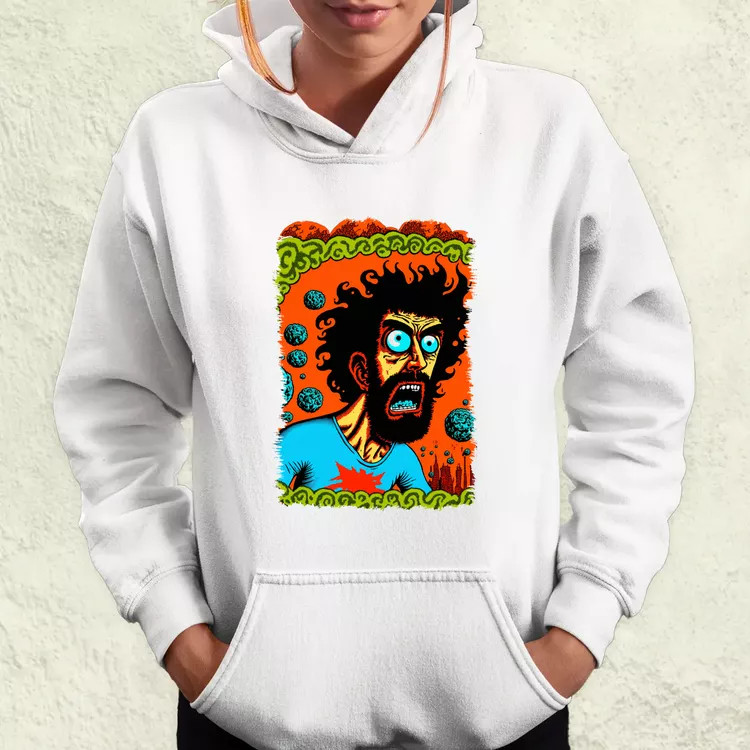 Basil Wolverton fanart v3 női pulóver
