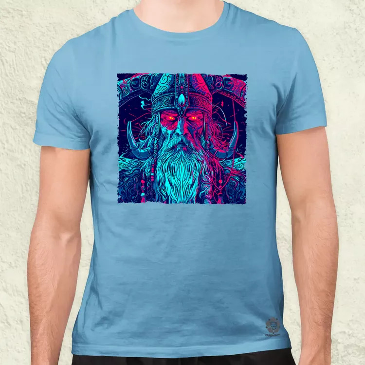 Cyberpunk Viking v1 férfi póló