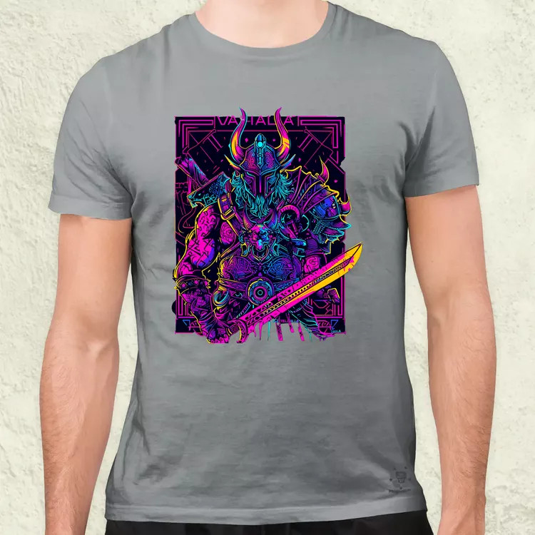 Cyberpunk Viking v2 férfi póló