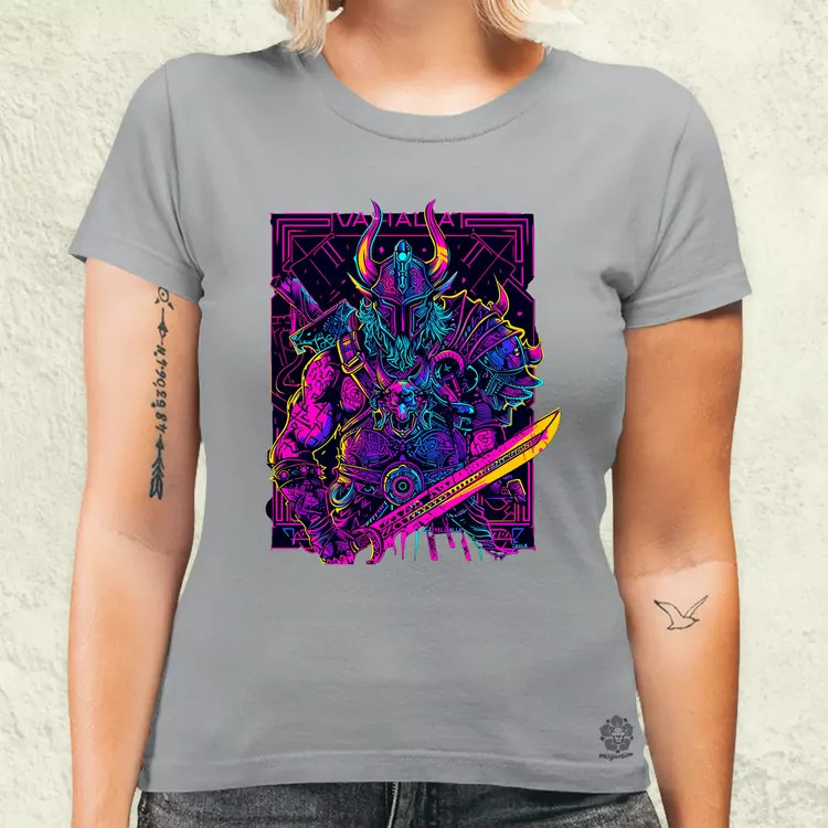 Cyberpunk Viking v2 női póló